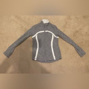 Lululemon gray zip up jacket, size 12
